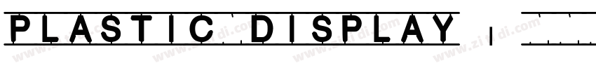 Plastic Display字体转换